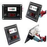 Voltmetro analogico 12V a doppia batteria per auto e barca - immagine 3