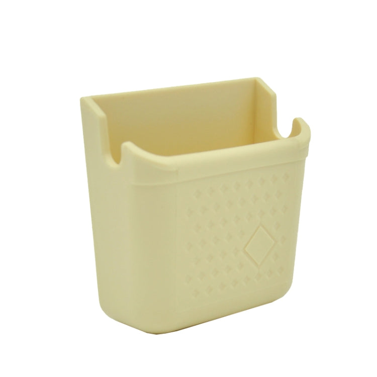 Scatola porta oggetti adesiva per auto in PVC con foro ricarica