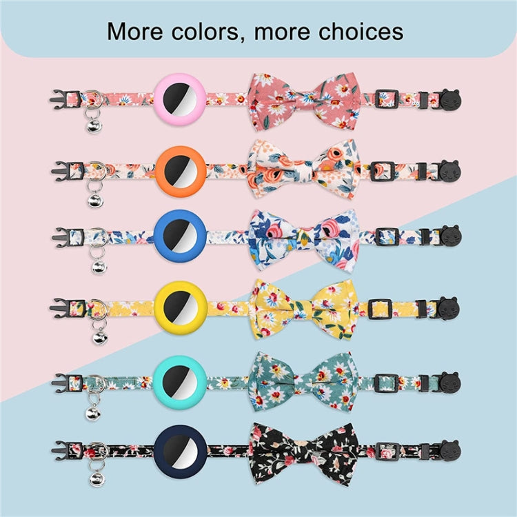 Collare per cani e gatti piccoli compatibile AirTag con fiocco - immagine 9
