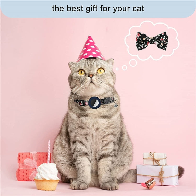 Collare per cani e gatti piccoli compatibile AirTag con fiocco - immagine 10