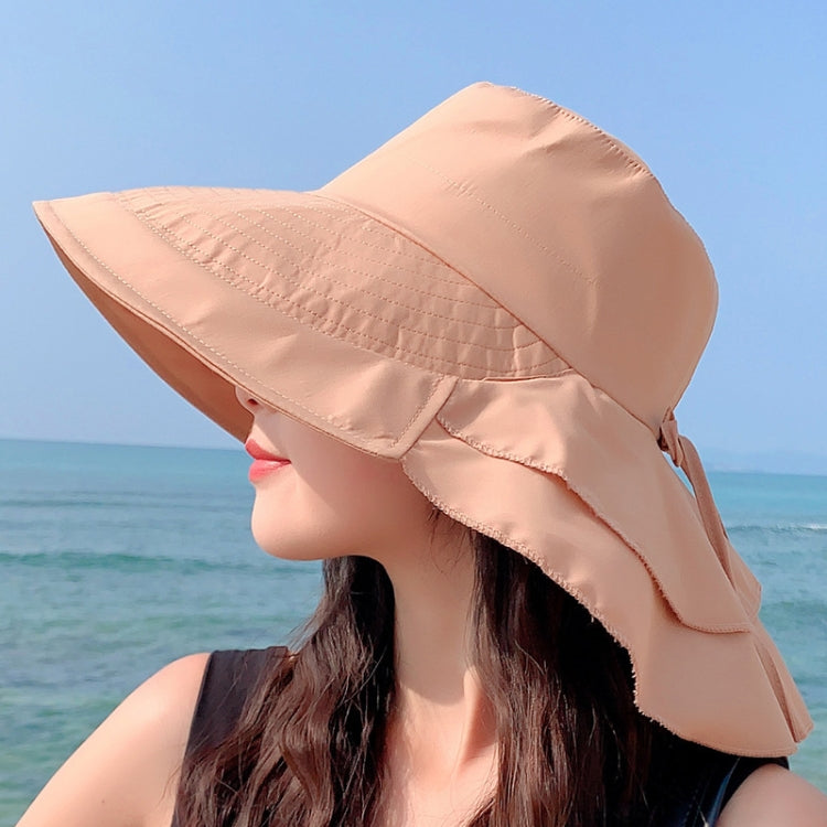 Cappello estivo donna con protezione solare e tesa larga