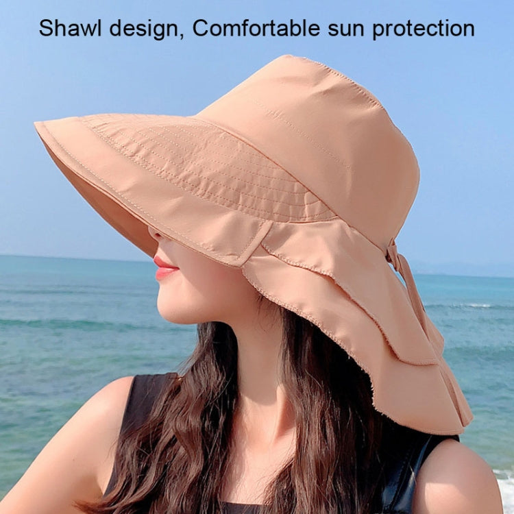 Cappello estivo donna con protezione solare e tesa larga