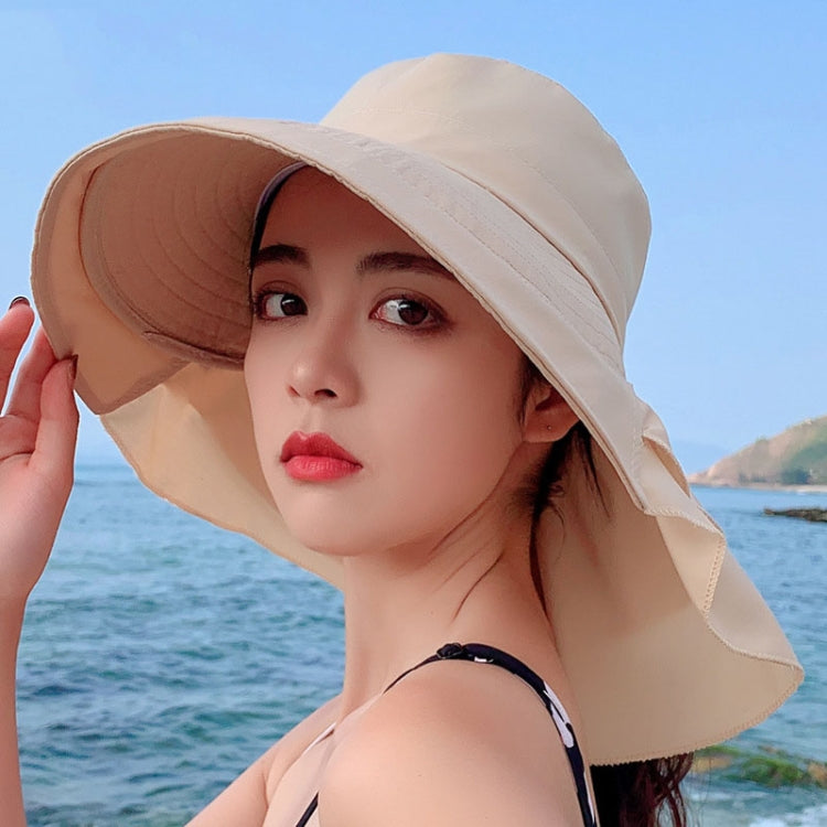 Cappello estivo donna con protezione solare e tesa larga