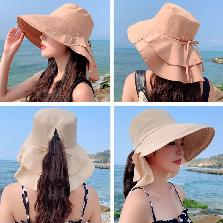 Cappello estivo donna con protezione solare e tesa larga