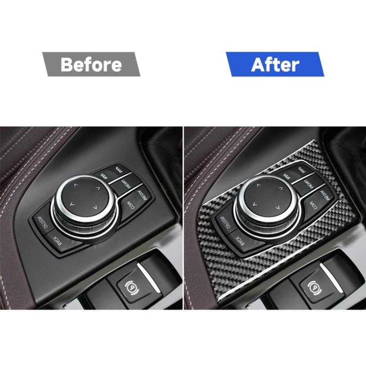 Adesivo fibra carbonio per pannello comandi BMW X1 F48 e X2 F39