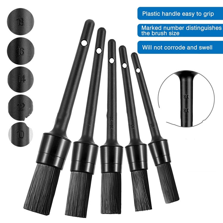 Set 9 spazzole per pulizia aria condizionata auto