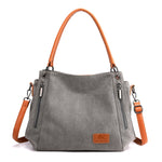 Borsa a tracolla in tela grande capacità da donna
