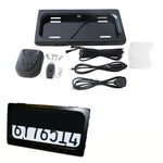 Staffa per targa auto standard USA con telecomando 12V