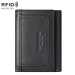 Portafoglio uomo in pelle con zip e slot carte BP992