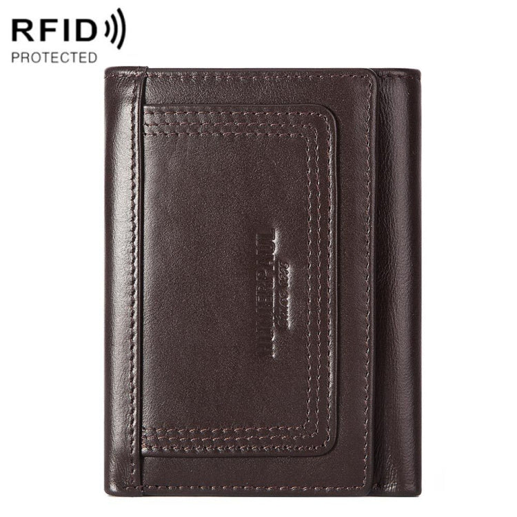 Portafoglio uomo in pelle con zip e slot carte BP992