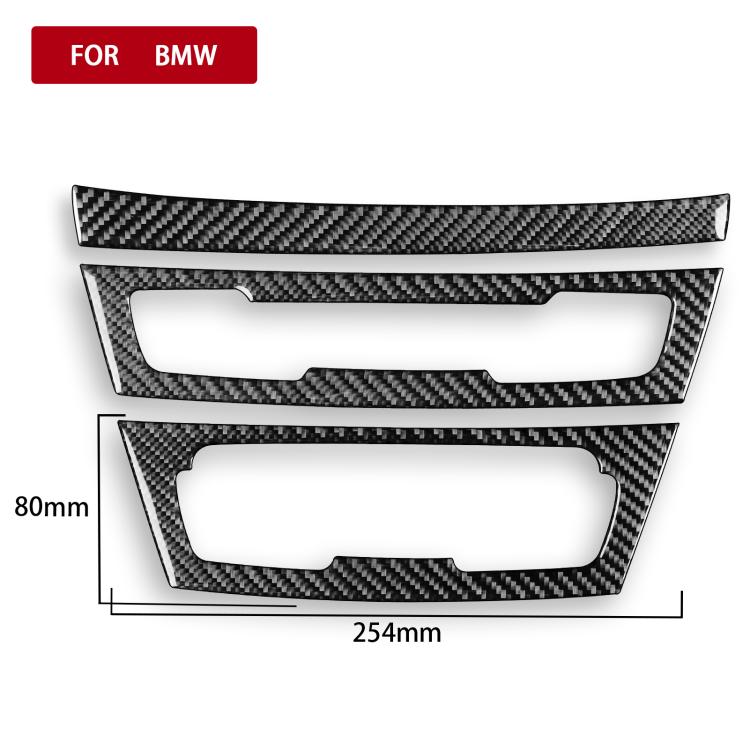Set 3 adesivi fibra carbonio per BMW X1 F48 e X2 F39 RHD