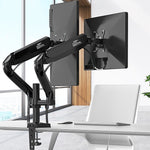 Staffa doppio schermo per monitor PC 17-32 pollici