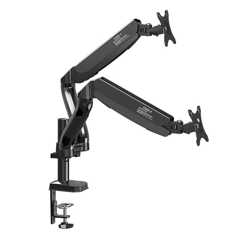 Staffa doppio schermo per monitor PC 17-32 pollici