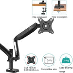 Staffa doppio schermo per monitor PC 17-32 pollici