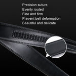 Cintura uomo in pelle con fibbia automatica 115 cm