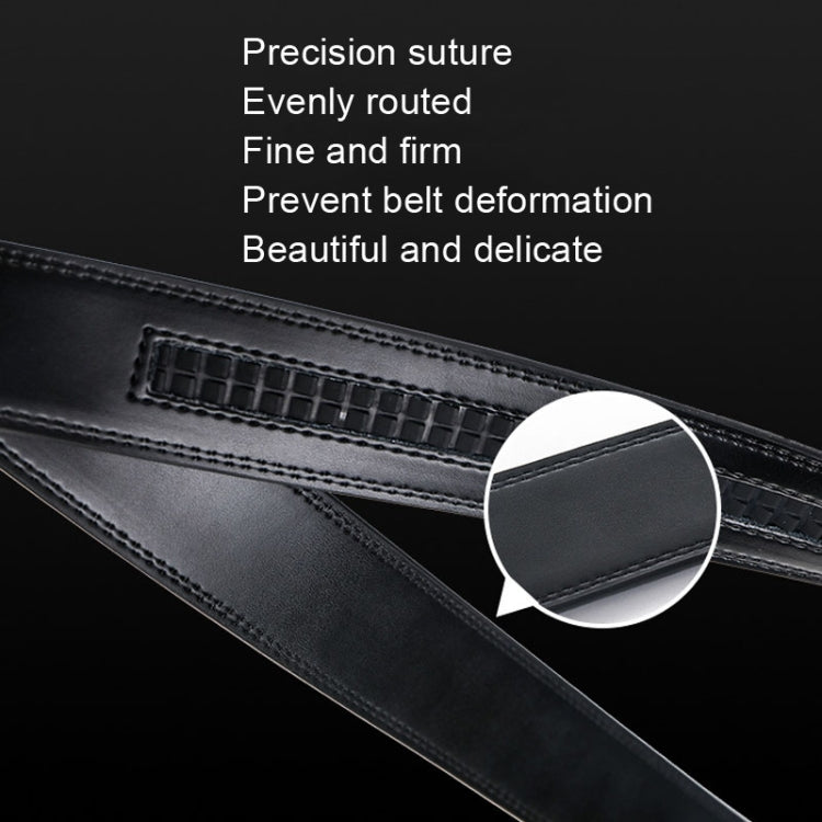 Cintura uomo in pelle con fibbia automatica 120 cm