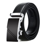 Cintura uomo in pelle con fibbia automatica 115 cm