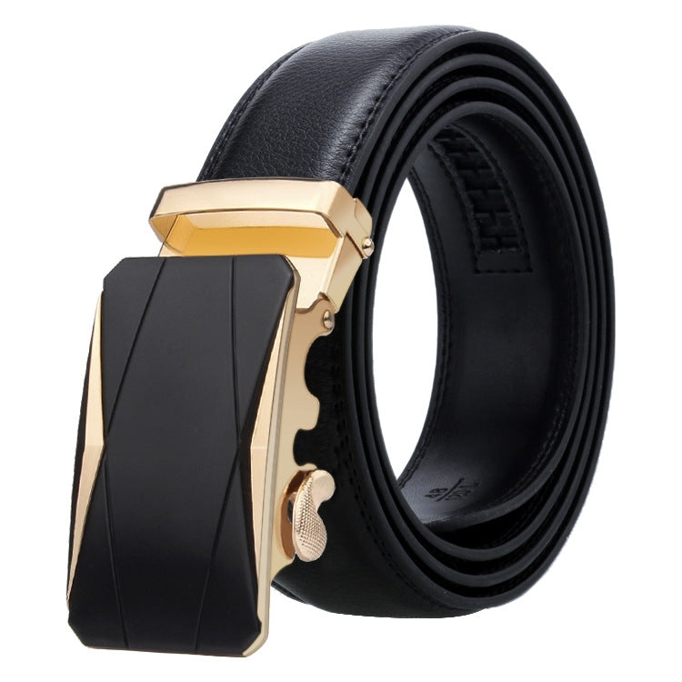 Cintura uomo in pelle con fibbia automatica 115 cm