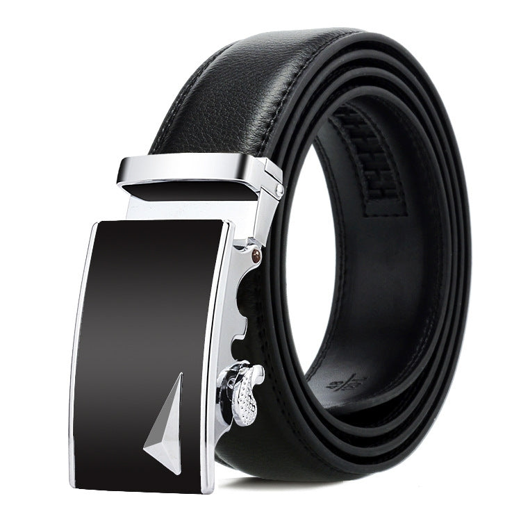 Cintura uomo in pelle con fibbia automatica 115 cm