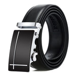 Cintura uomo in pelle con fibbia automatica 115 cm