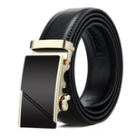 Cintura uomo in pelle con fibbia automatica 115 cm