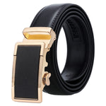 Cintura uomo in pelle con fibbia automatica 120 cm