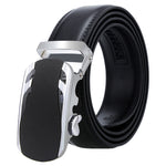 Cintura uomo in pelle con fibbia automatica 120 cm