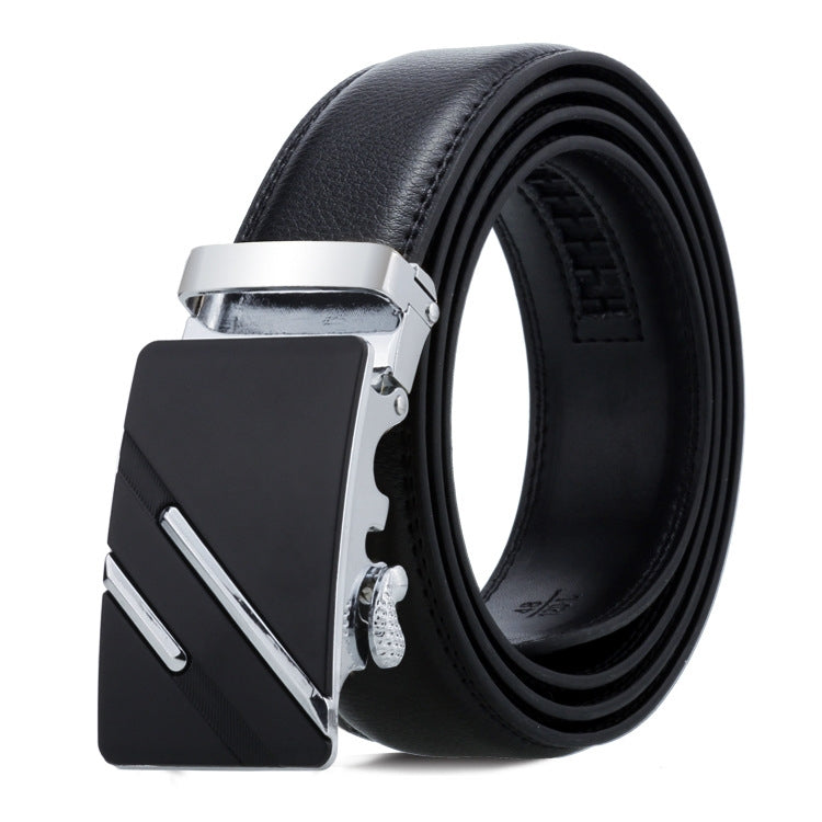 Cintura uomo in pelle con fibbia automatica 120 cm