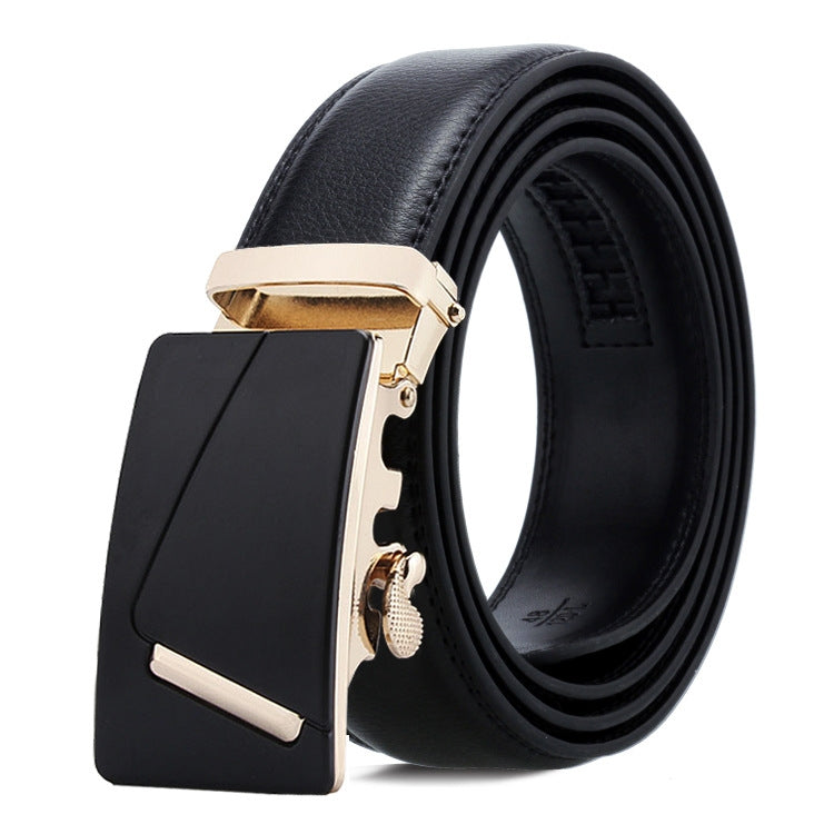 Cintura uomo in pelle con fibbia automatica 120 cm