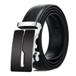 Cintura uomo in pelle con fibbia automatica 120 cm
