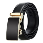 Cintura uomo in pelle con fibbia automatica 120 cm
