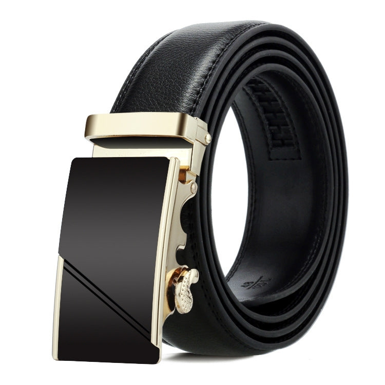 Cintura uomo in pelle con fibbia automatica 120 cm