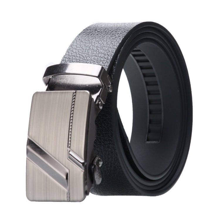 Cintura uomo con fibbia automatica in pelle 125 cm