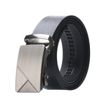 Cintura uomo con fibbia automatica in pelle 125 cm