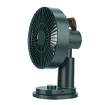 Ventilatore da tavolo ricaricabile USB con testa oscillante