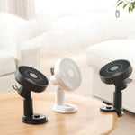 Ventilatore da tavolo ricaricabile USB con testa oscillante