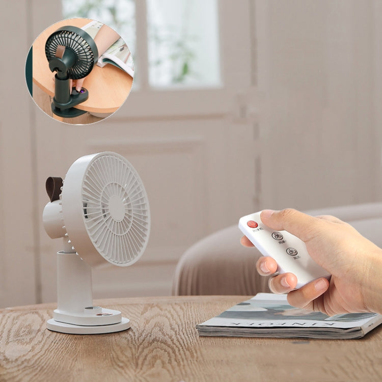 Ventilatore da tavolo ricaricabile USB con testa oscillante