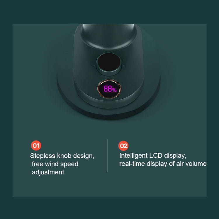 Ventilatore da tavolo ricaricabile USB con testa oscillante
