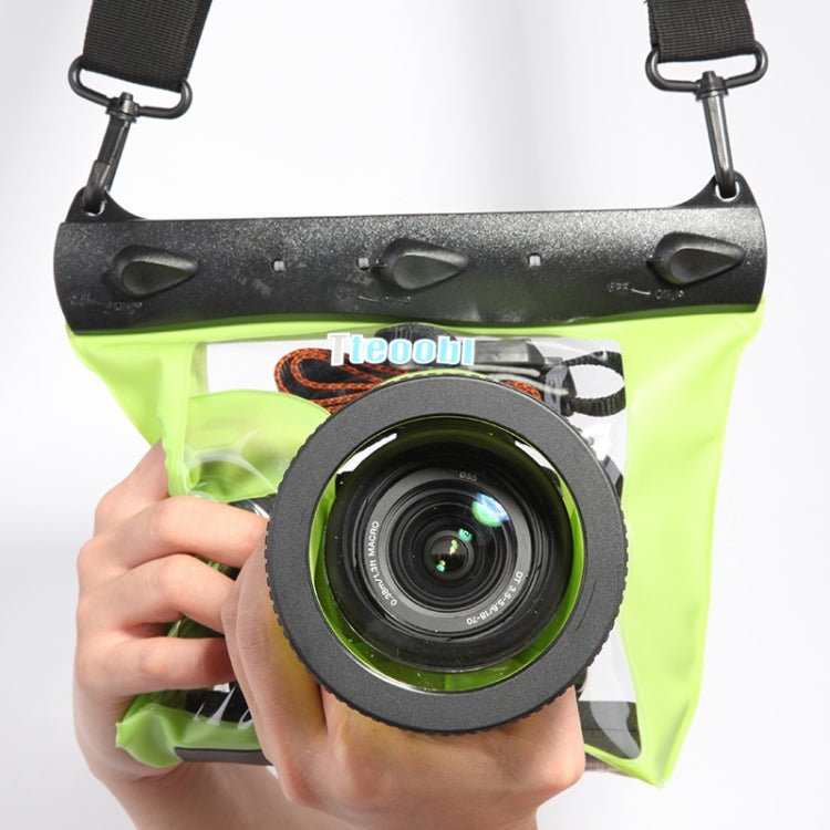 Tteoobl Custodia per fotocamera subacquea da 20 m Custodia impermeabile per fotocamera, M, L