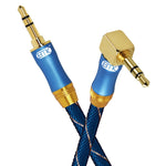 Cavo prolunga audio jack 3,5 mm con connettore a 90°