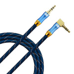 Cavo prolunga audio jack 3,5 mm con connettore a 90°