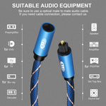 Cavo prolunga audio ottico digitale SPDIF maschio-femmina