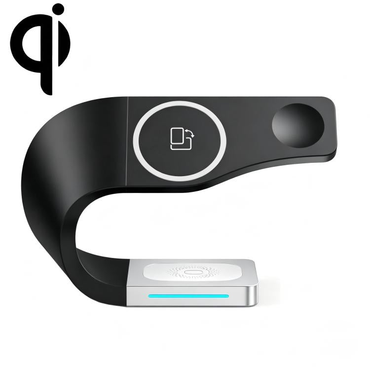Caricabatterie wireless 4 in 1 per iPhone 12/13 e iWatch