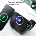 Caricabatterie wireless 4 in 1 per iPhone 12/13 e iWatch