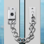 Limitatore finestra in acciaio inox con catena regolabile