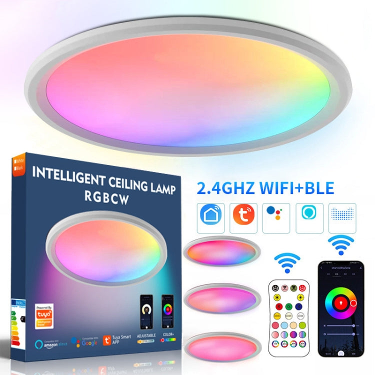 Plafoniera LED WiFi Bluetooth 24W con telecomando