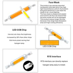 Lampada LED R7S COB dimmerabile in vetro 10W 20W