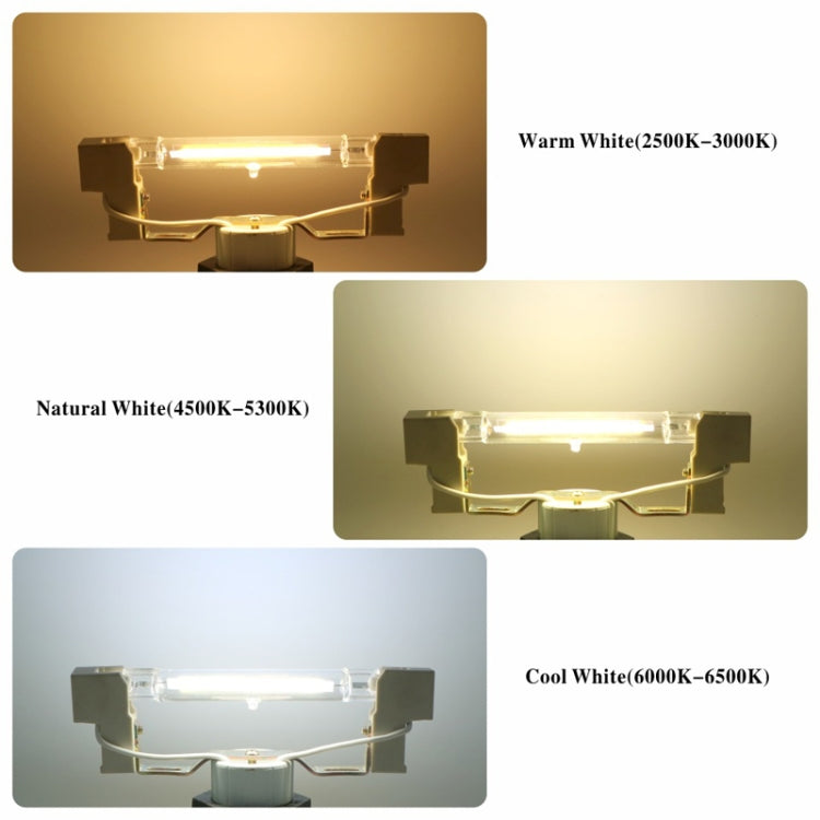 Lampada LED R7S COB dimmerabile in vetro 10W 20W