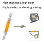 Lampada LED R7S COB dimmerabile in vetro 10W 20W