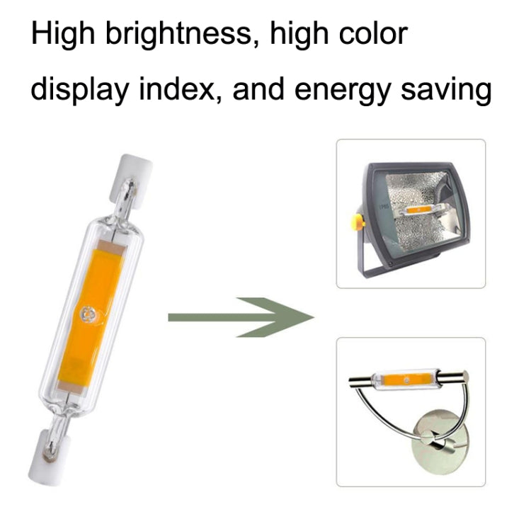 Lampada LED R7S COB dimmerabile in vetro 10W 20W